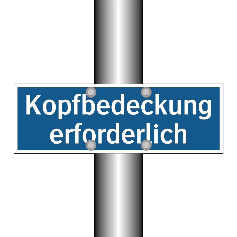 Kopfbedeckung erforderlich