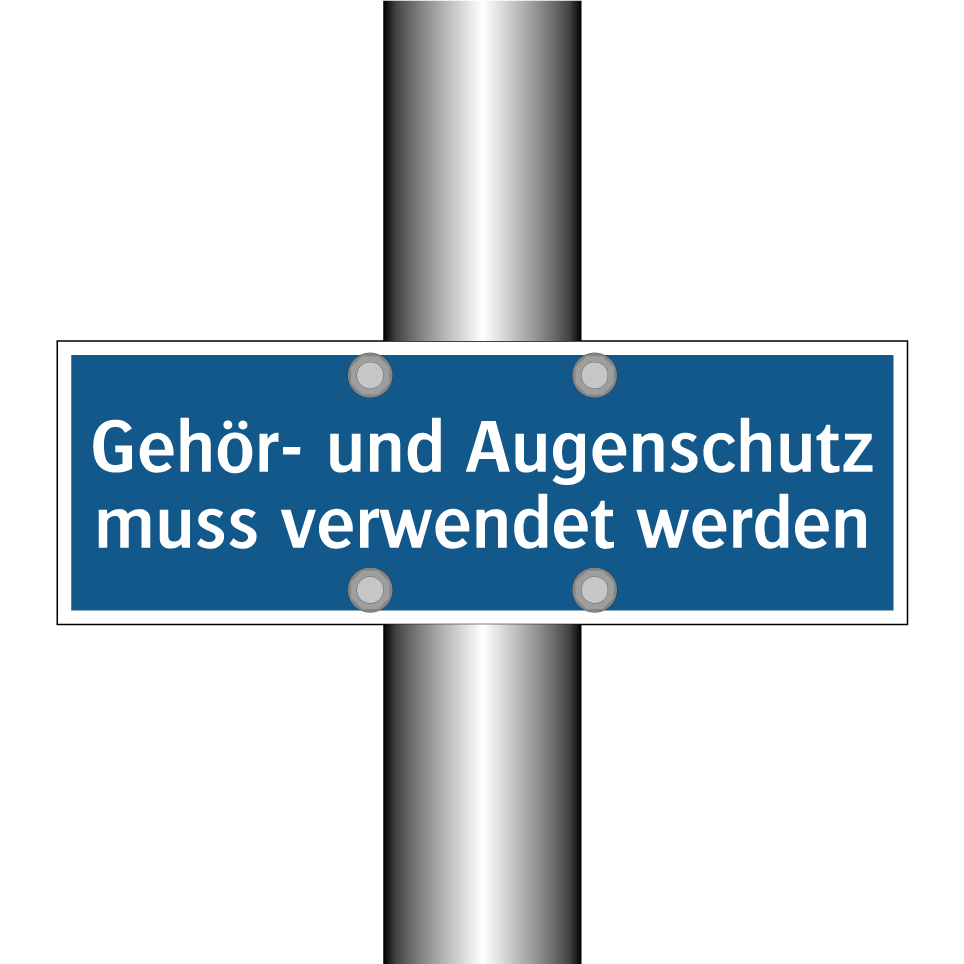 Gehör- und Augenschutz muss verwendet werden