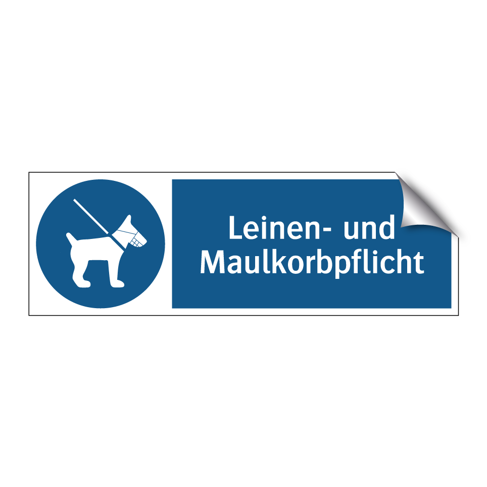 Leinen- und Maulkorbpflicht