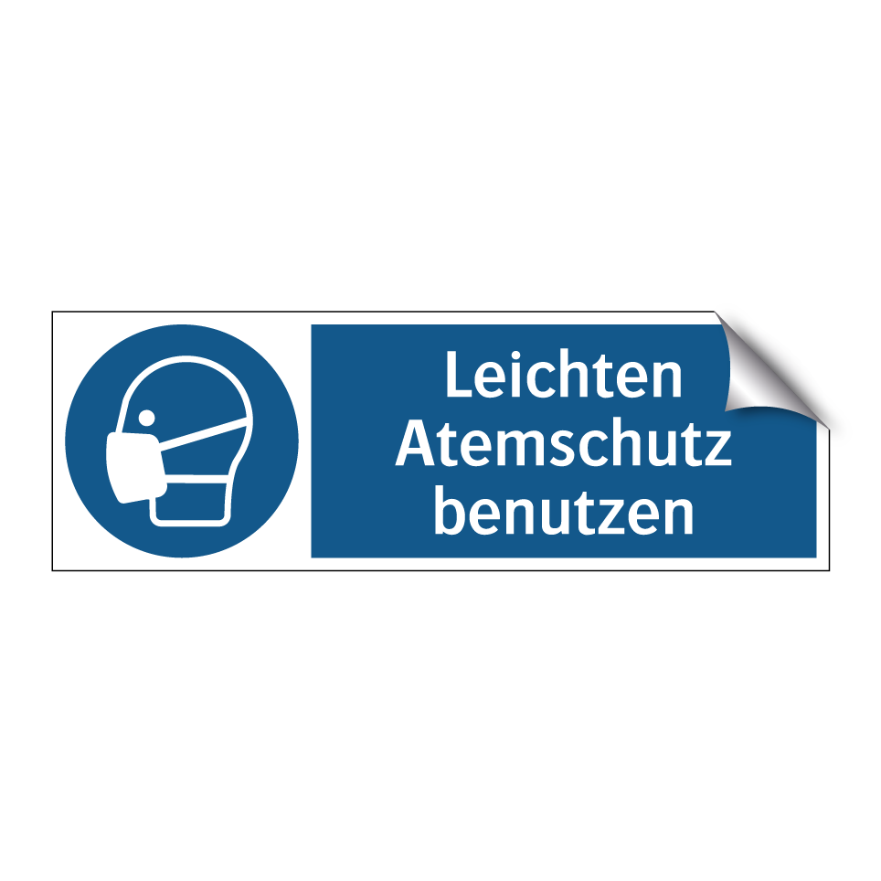 Leichten Atemschutz benutzen