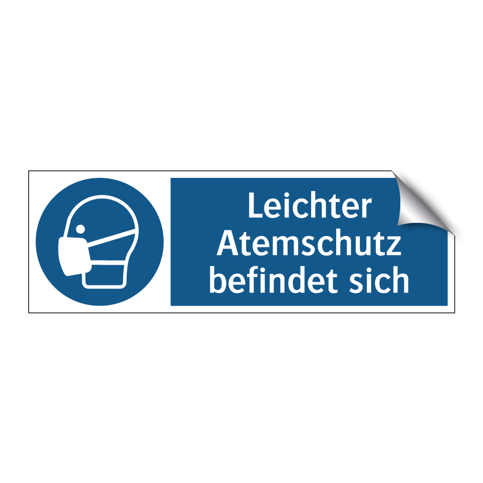 Leichter Atemschutz befindet sich