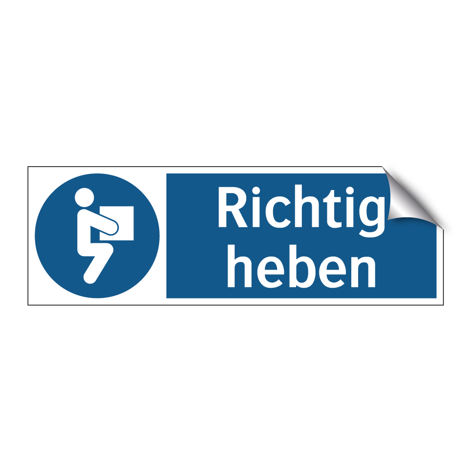 Richtig heben