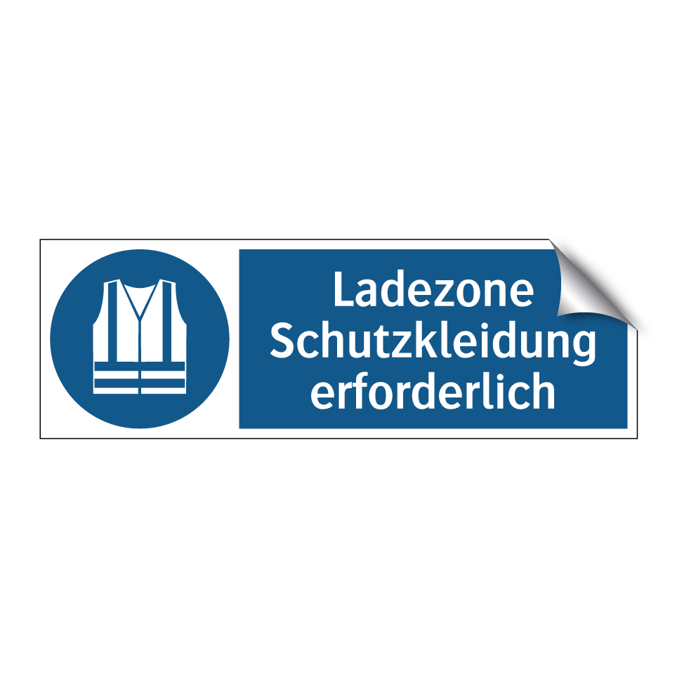 Ladezone Schutzkleidung erforderlich