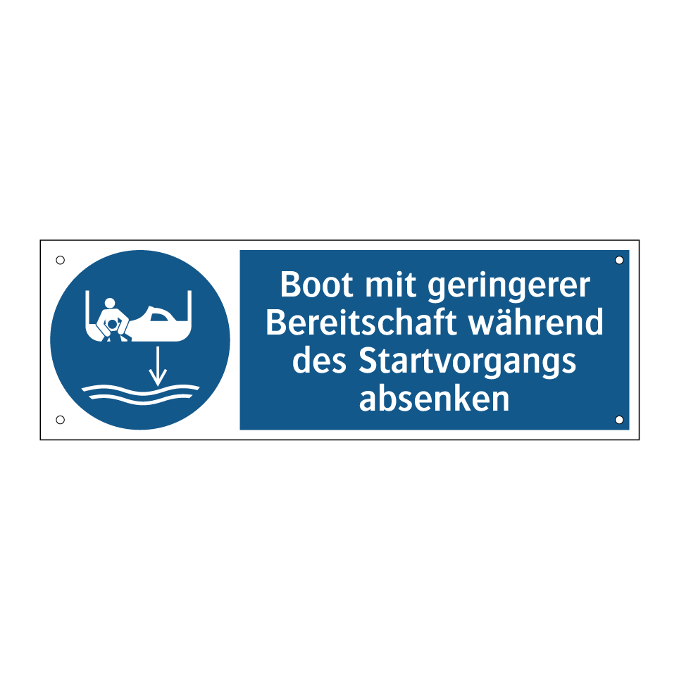 Boot mit geringerer Bereitschaft während des Startvorgangs absenken