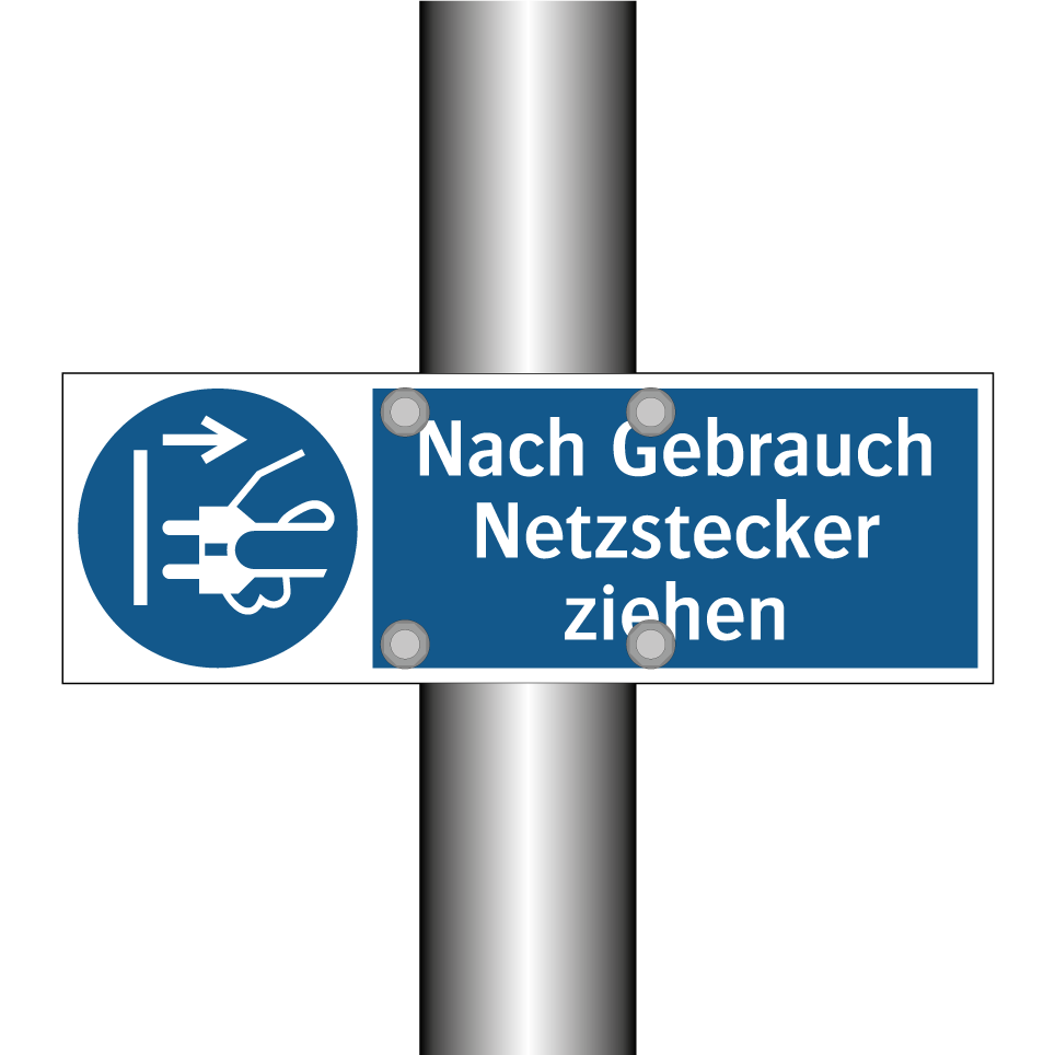 Nach Gebrauch Netzstecker ziehen