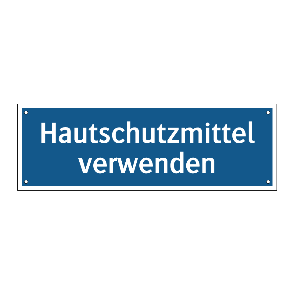 Hautschutzmittel verwenden