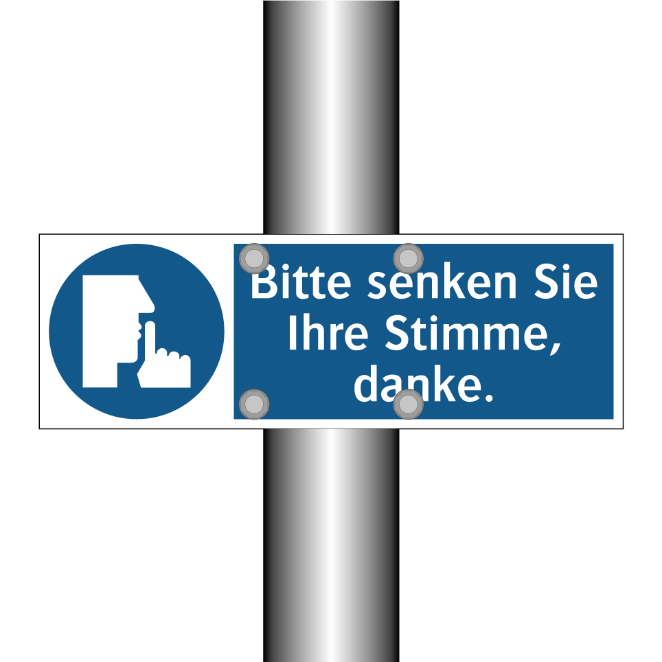 Bitte senken Sie Ihre Stimme, danke.