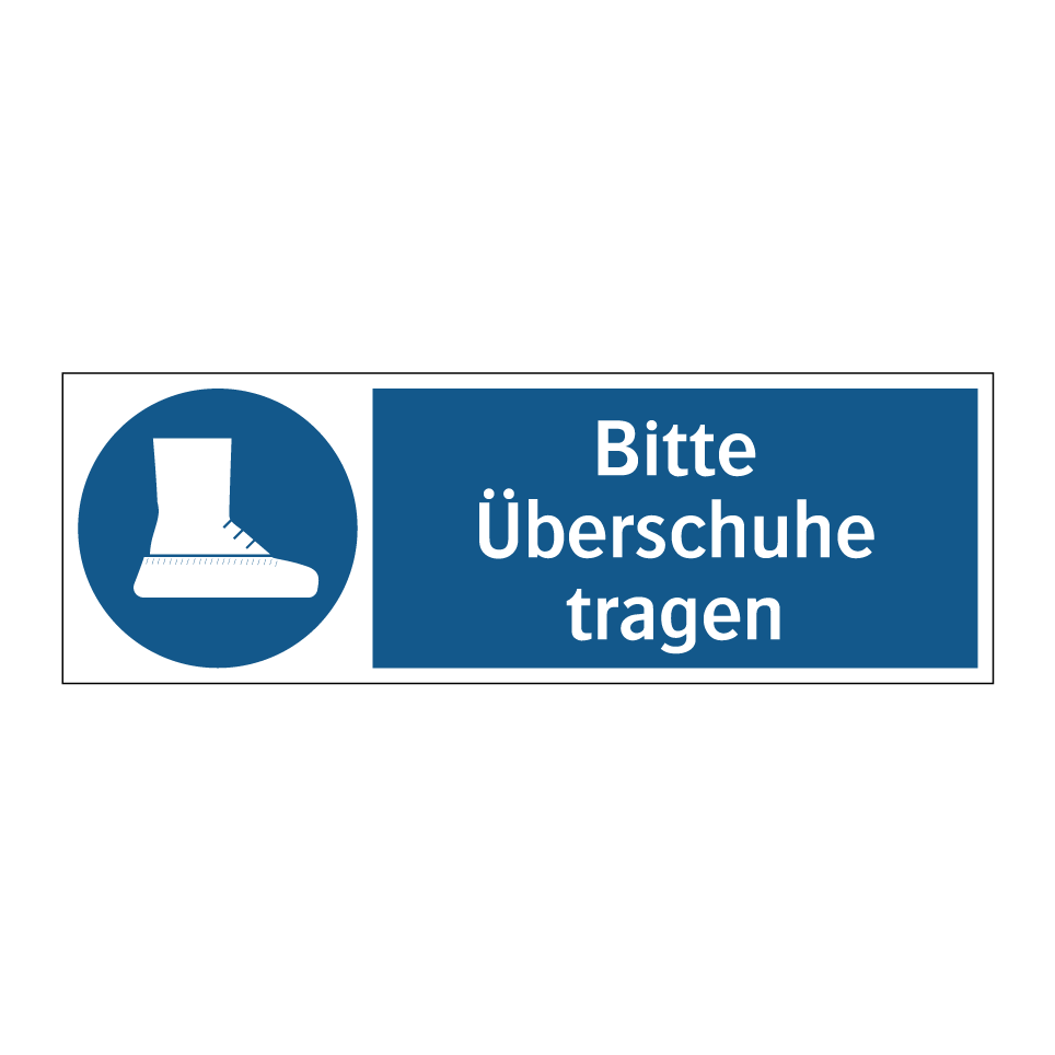 Bitte Überschuhe tragen