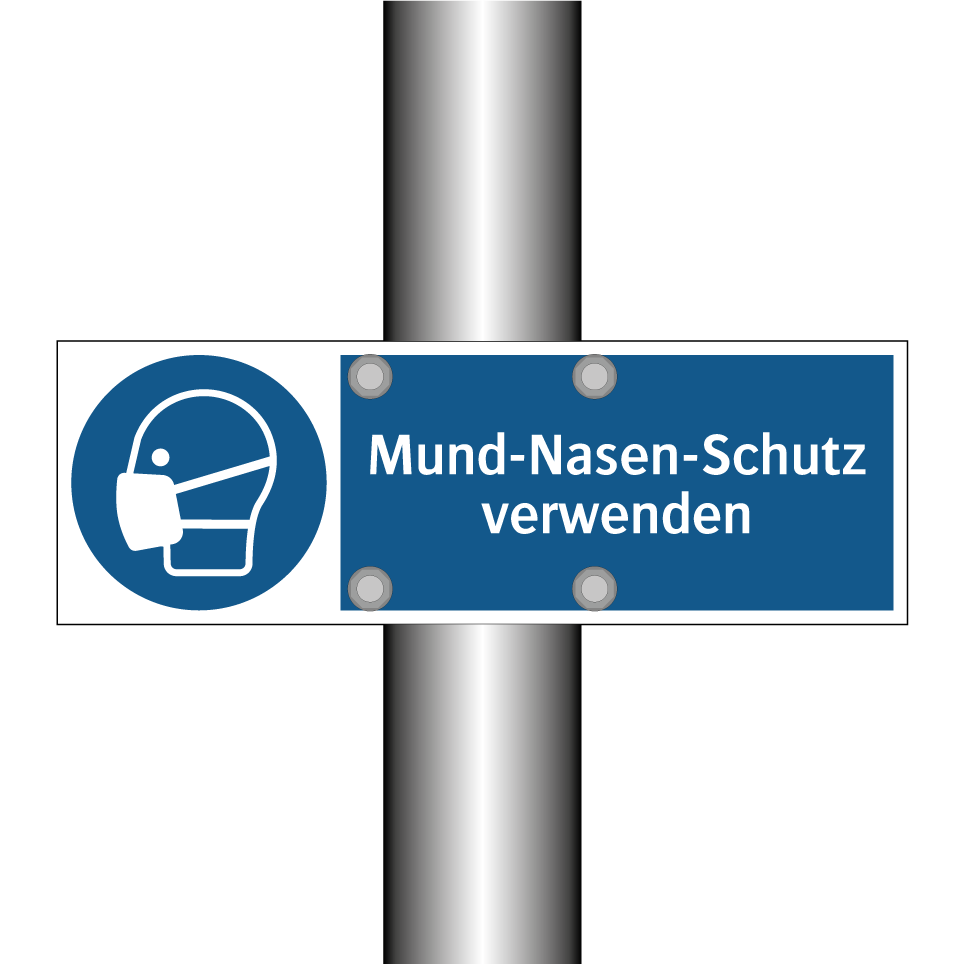 Mund-Nasen-Schutz verwenden