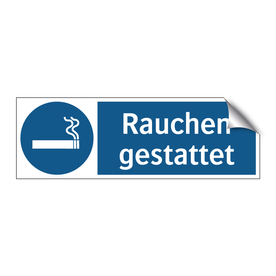 Rauchen gestattet