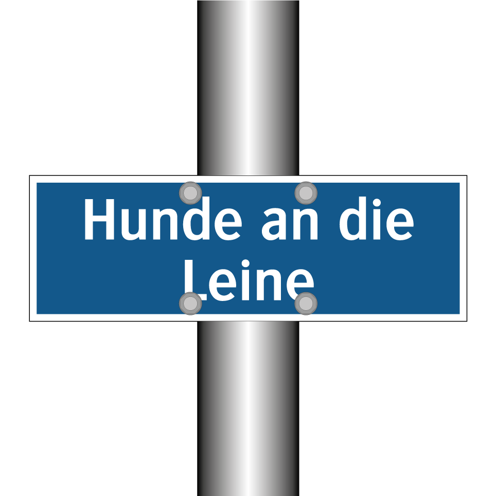 Hunde an die Leine
