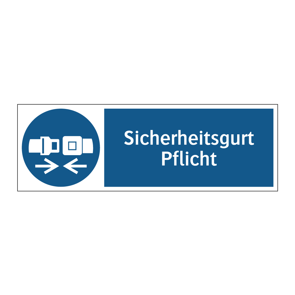 Sicherheitsgurt Pflicht