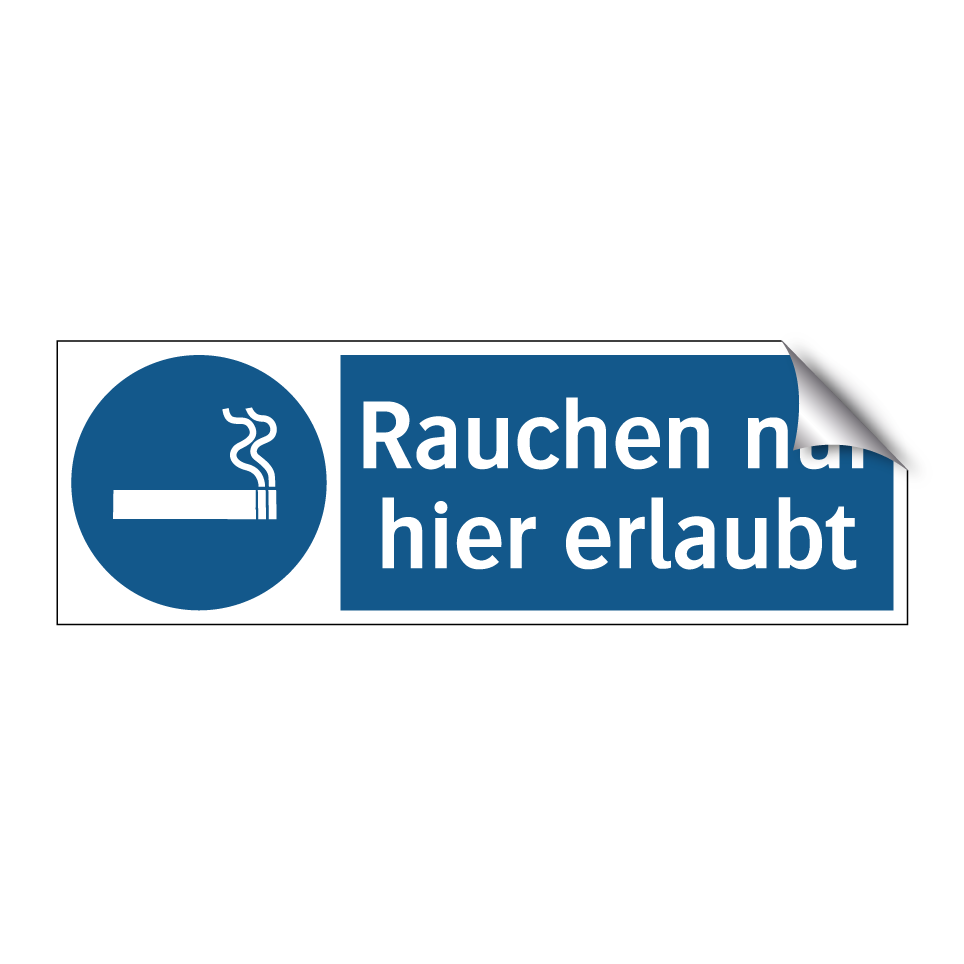 Rauchen nur hier erlaubt