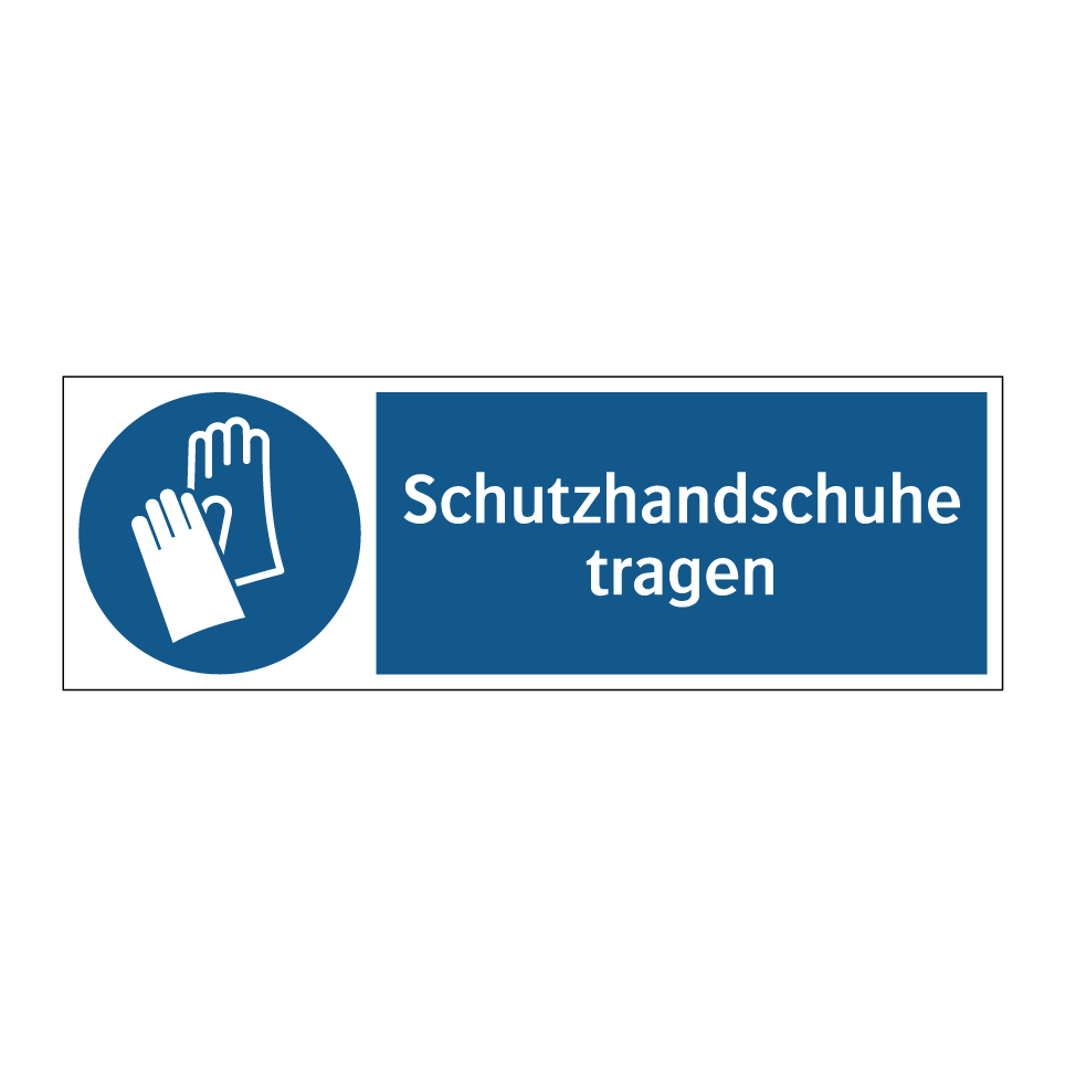 Schutzhandschuhe tragen