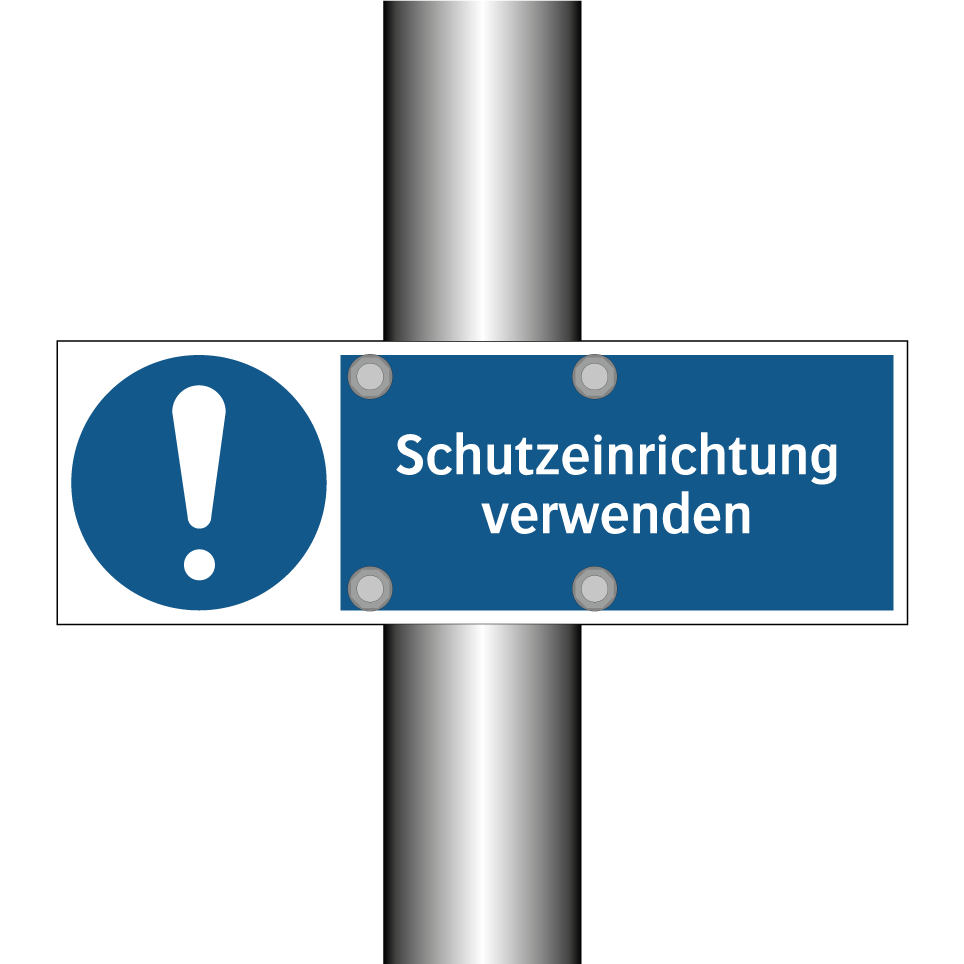 Schutzeinrichtung verwenden