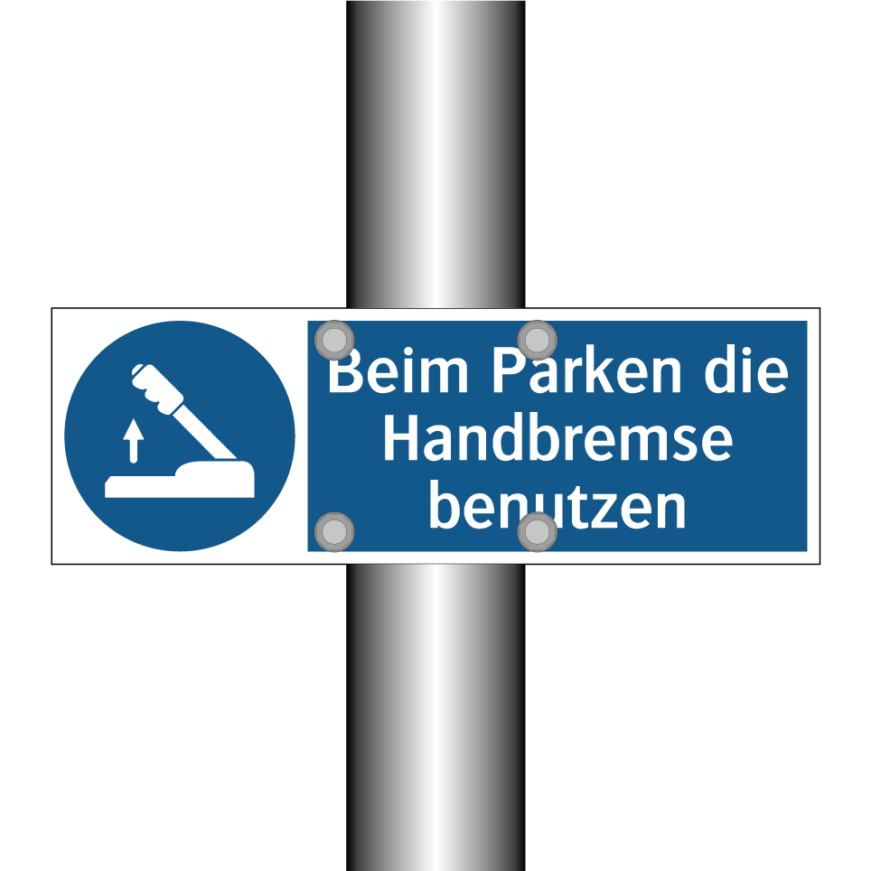 Beim Parken die Handbremse benutzen