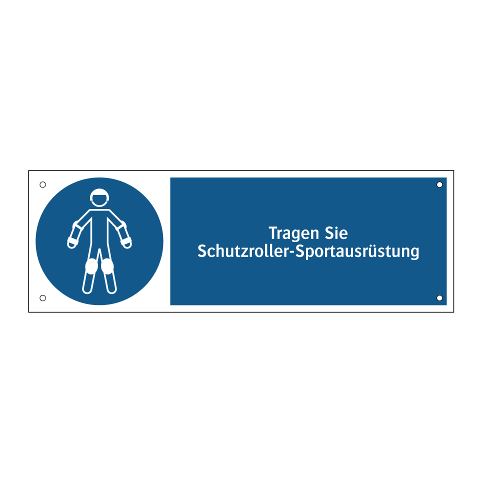 Tragen Sie Schutzroller-Sportausrüstung