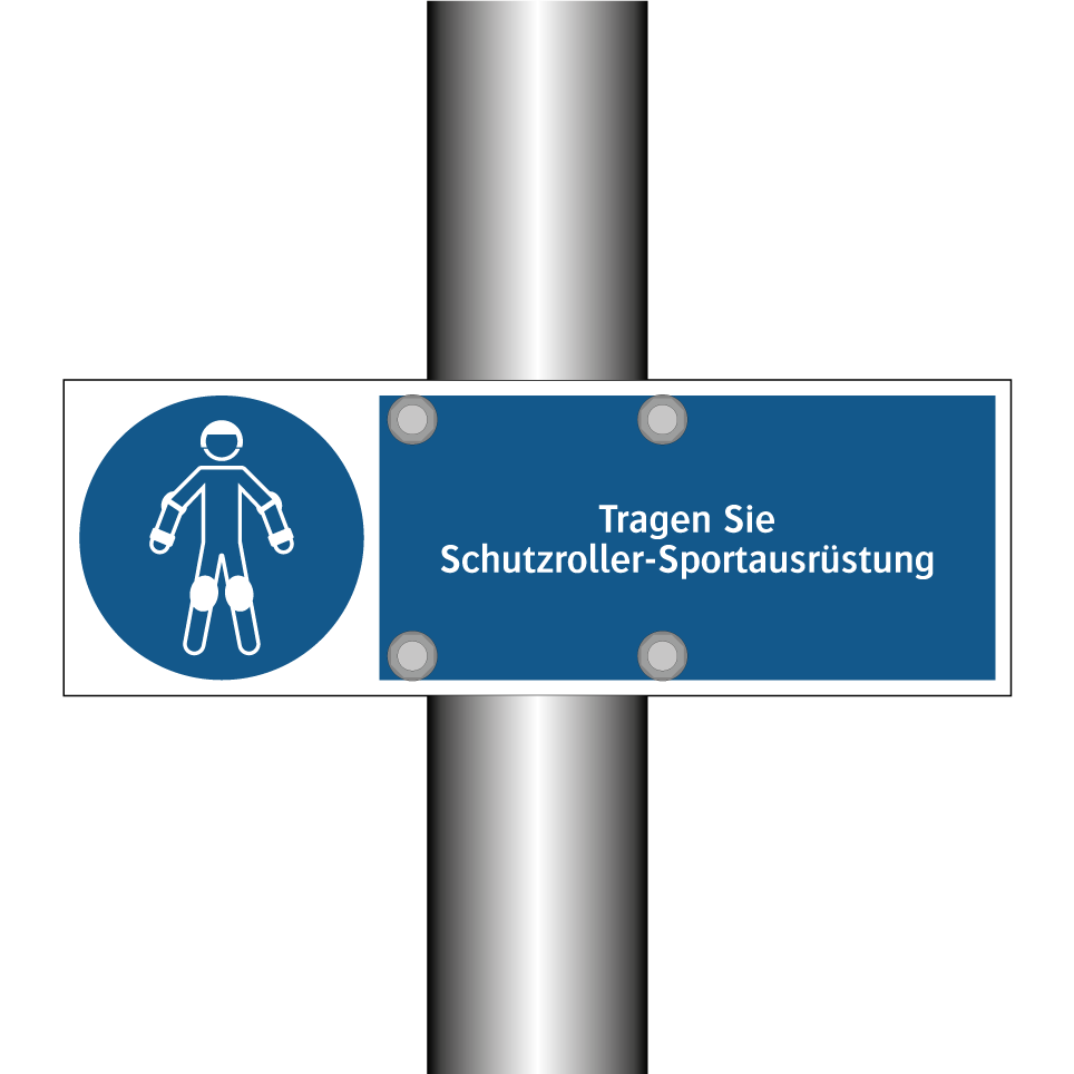 Tragen Sie Schutzroller-Sportausrüstung