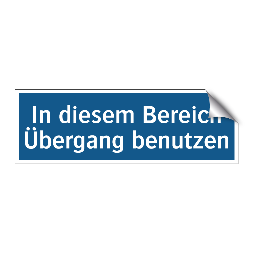 In diesem Bereich Übergang benutzen