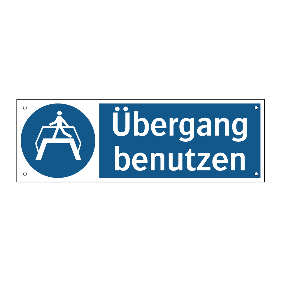 Übergang benutzen