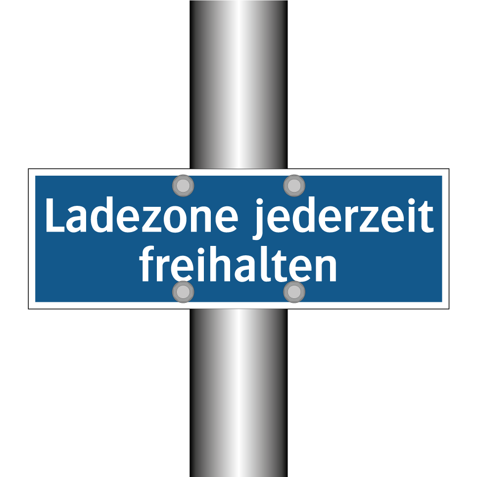 Ladezone jederzeit freihalten