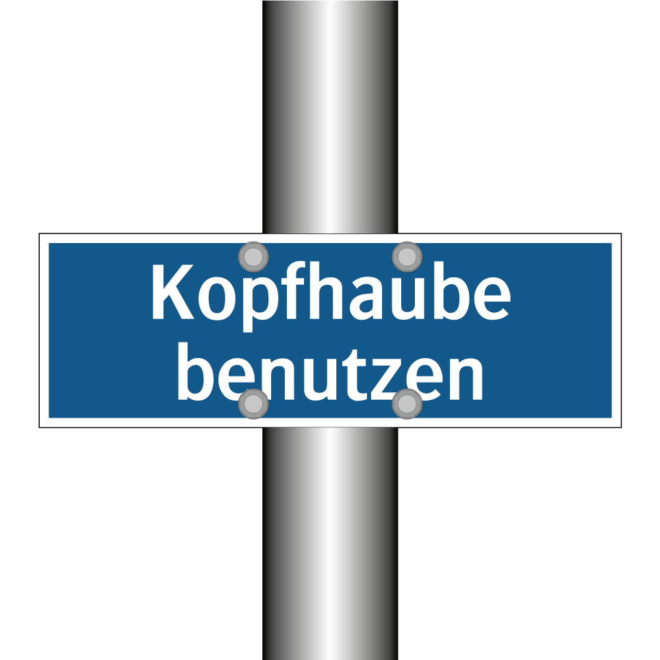 Kopfhaube benutzen