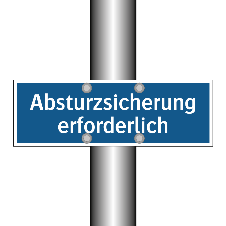 Absturzsicherung erforderlich