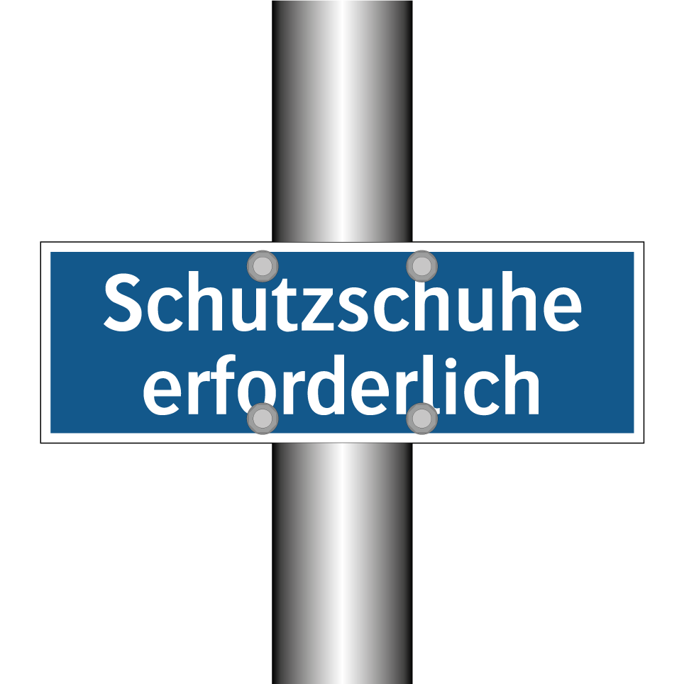 Schutzschuhe erforderlich