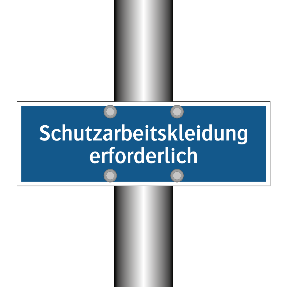 Schutzarbeitskleidung erforderlich