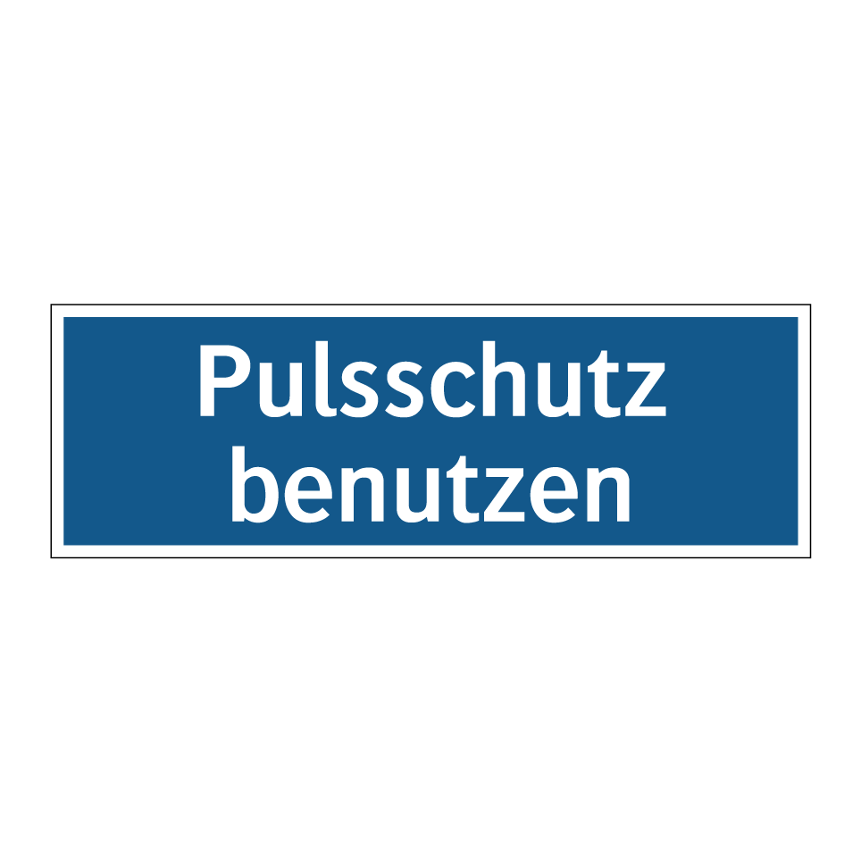 Pulsschutz benutzen