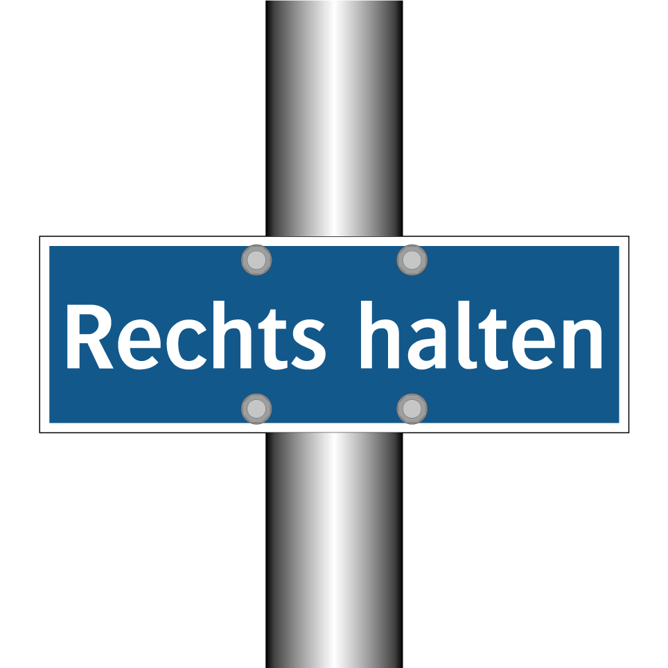 Rechts halten