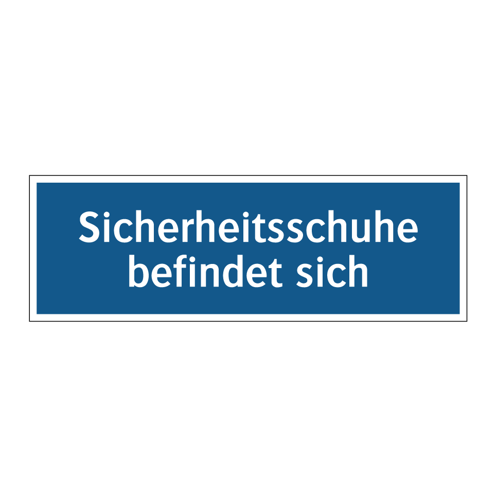Sicherheitsschuhe befindet sich