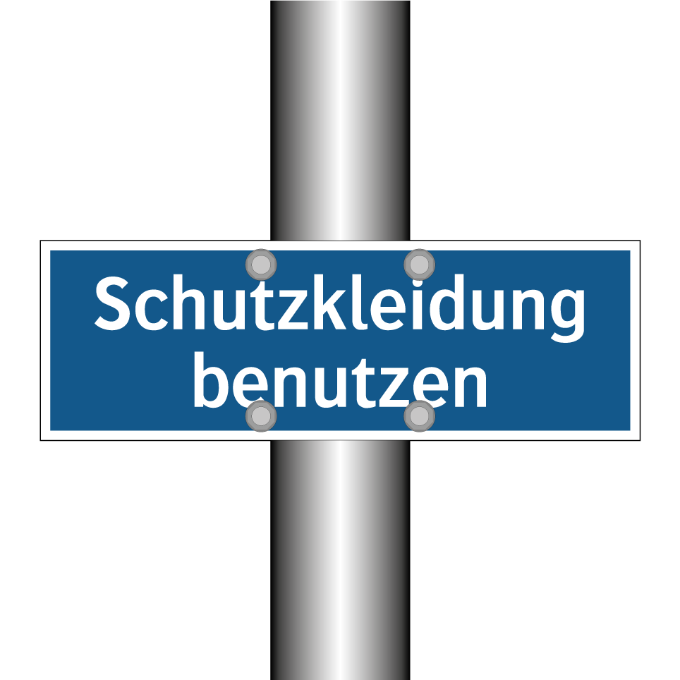 Schutzkleidung benutzen