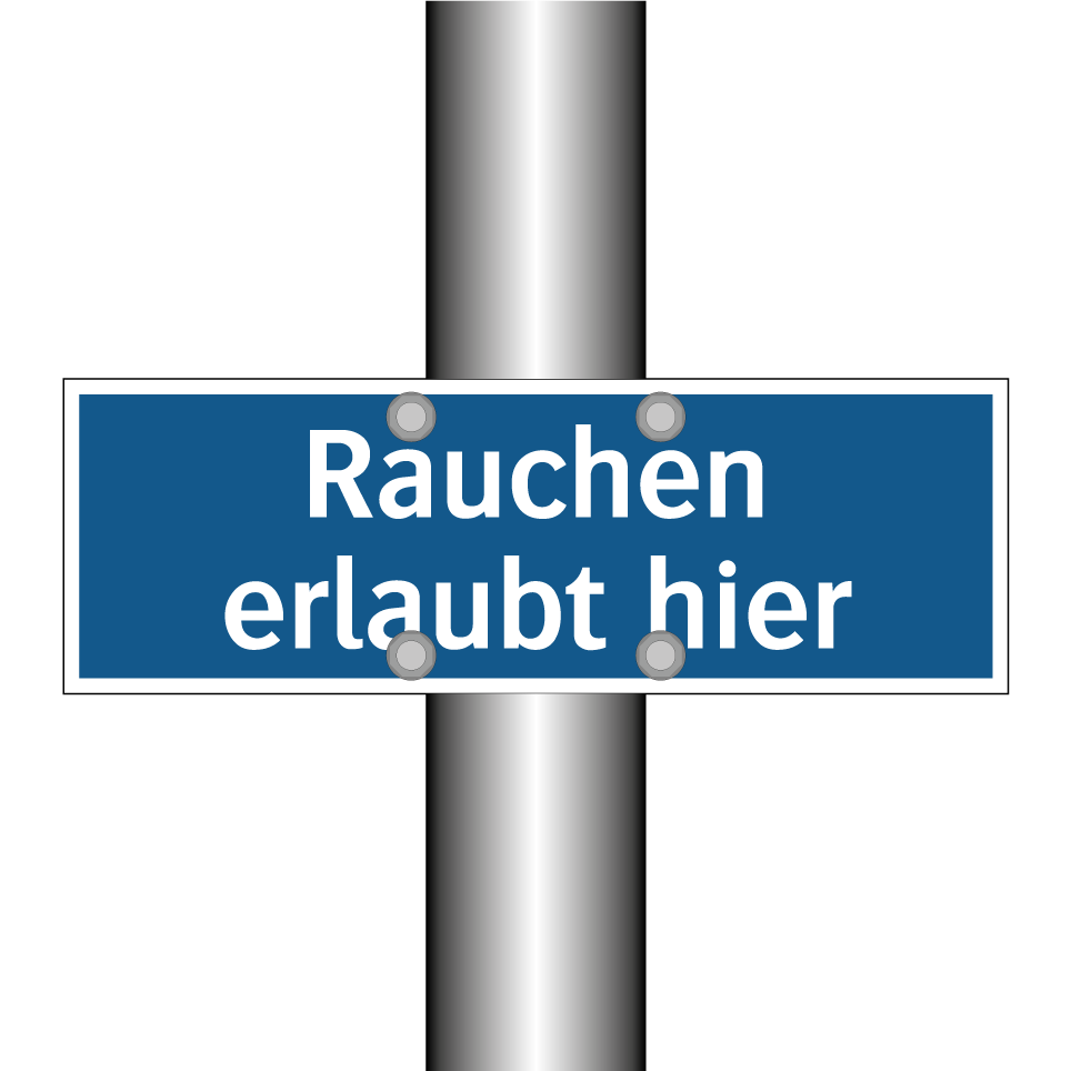 Rauchen erlaubt hier