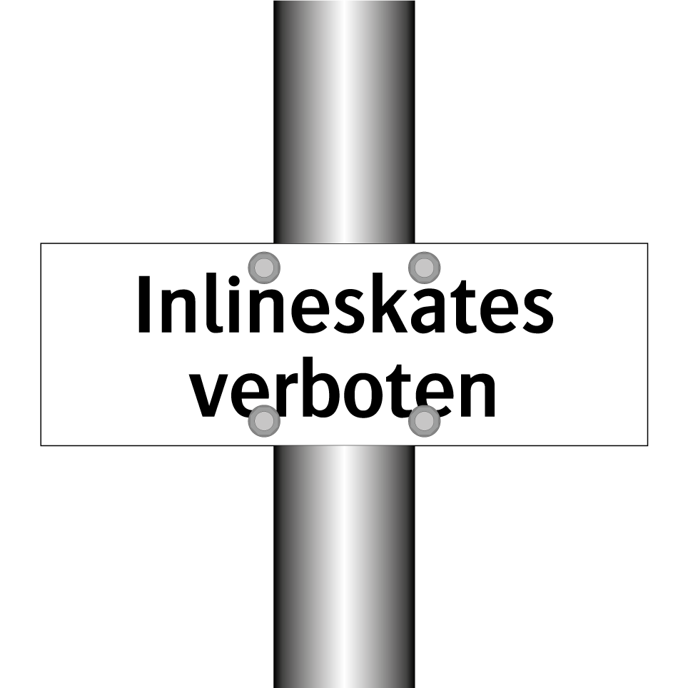 Inlineskates verboten