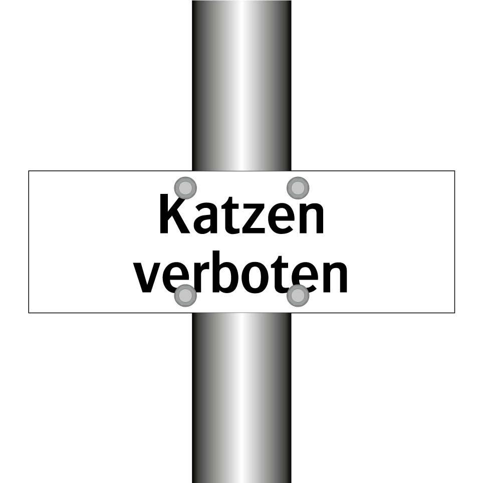 Katzen verboten