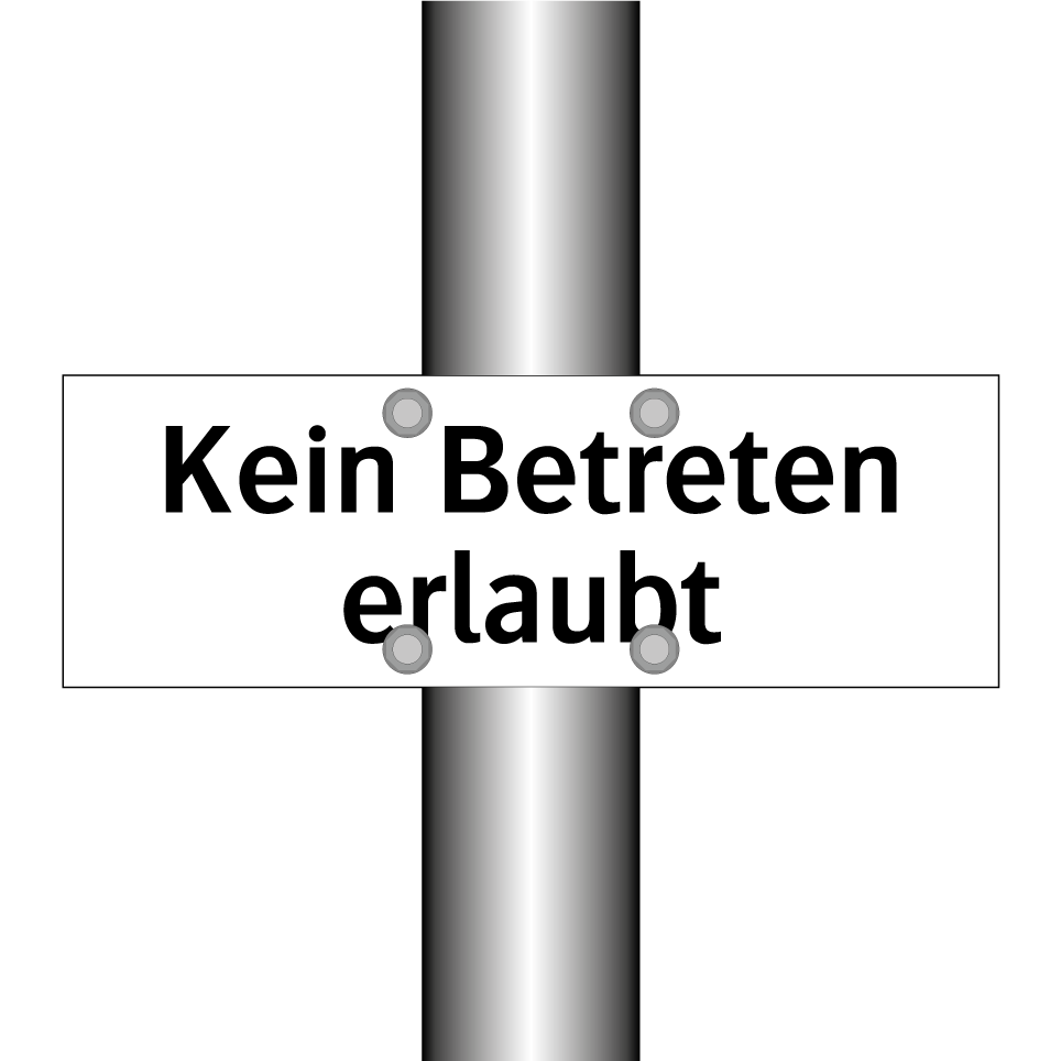 Kein Betreten erlaubt