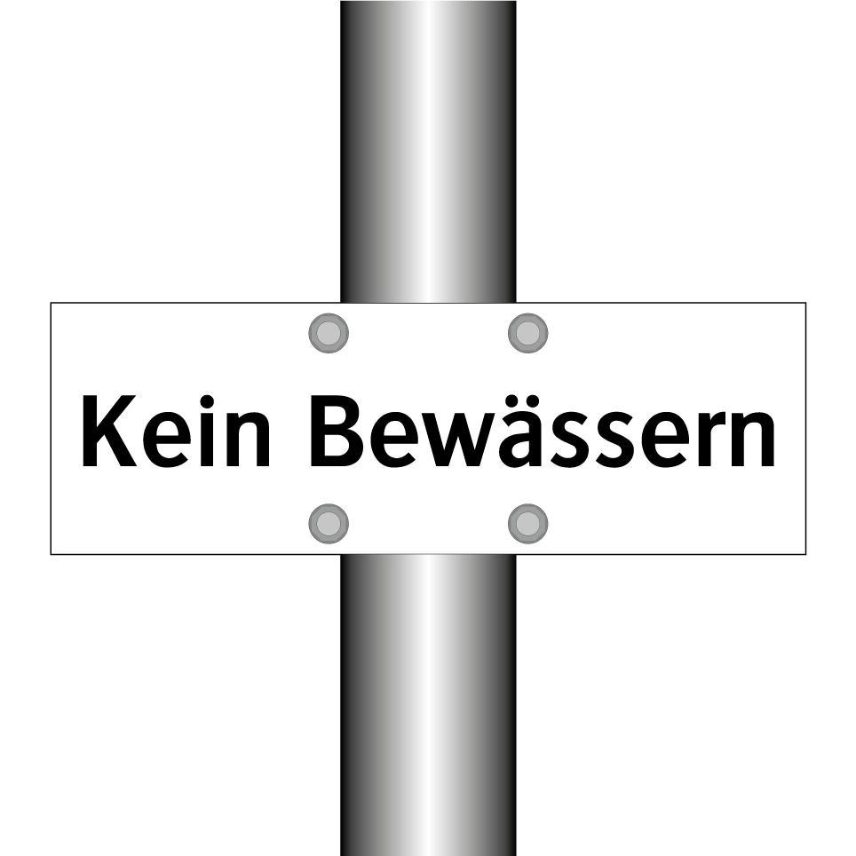 Kein Bewässern