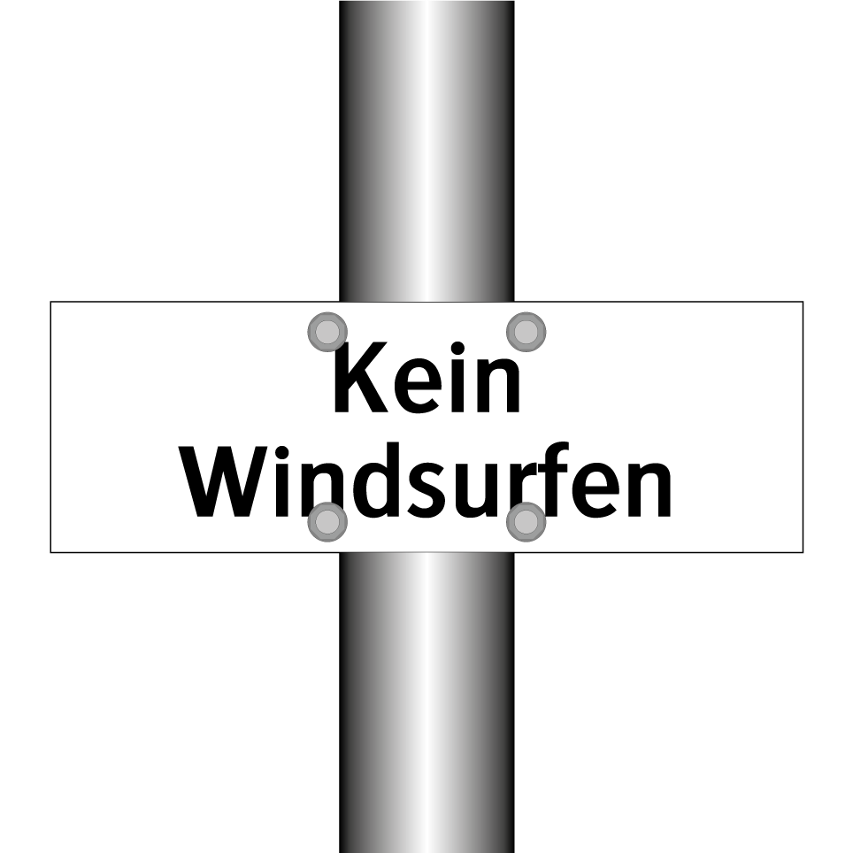 Kein Windsurfen