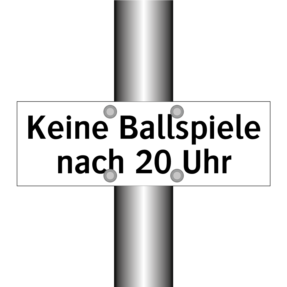 Keine Ballspiele nach 20 Uhr