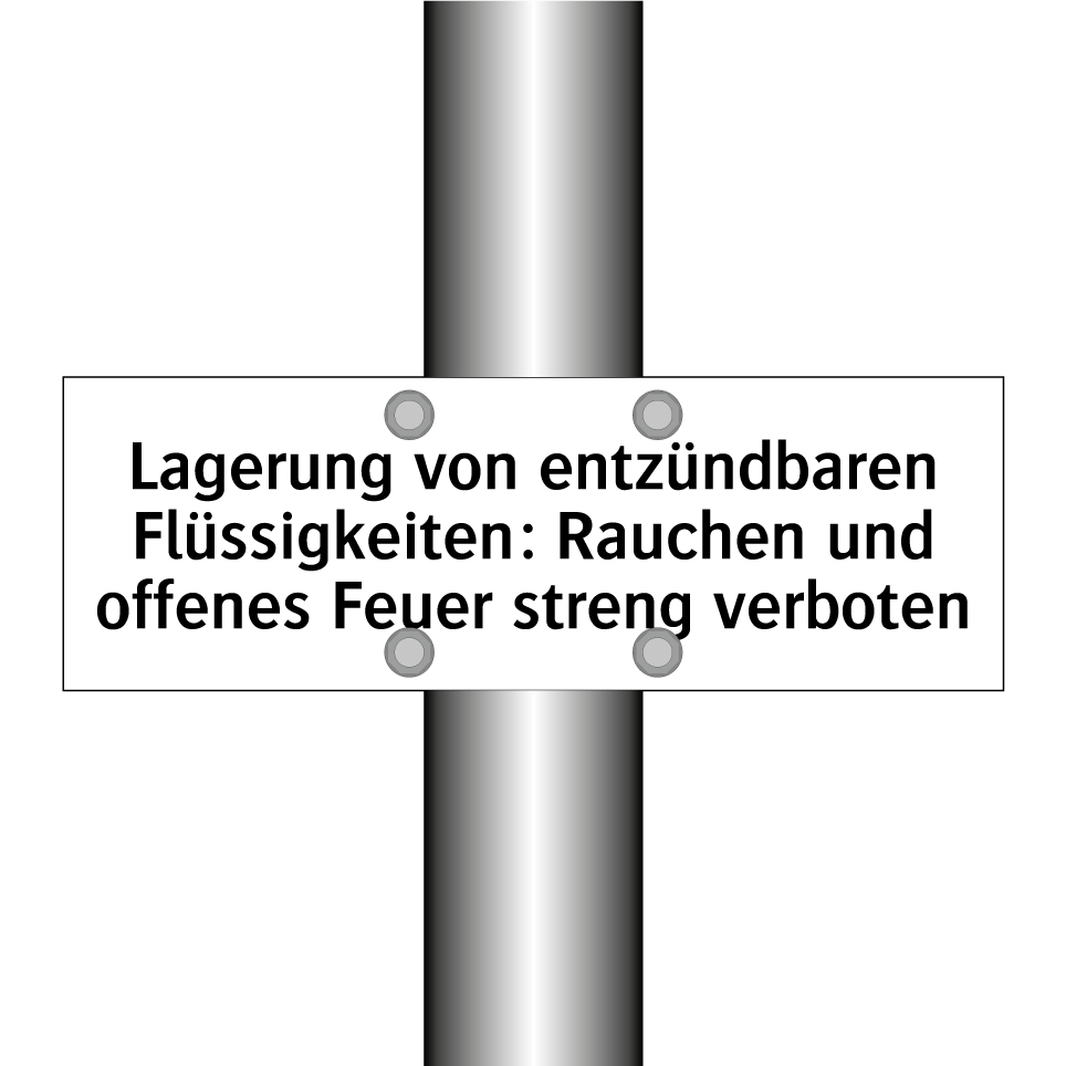 Lagerung von entzündbaren Flüssigkeiten: Rauchen und offenes Feuer streng verboten