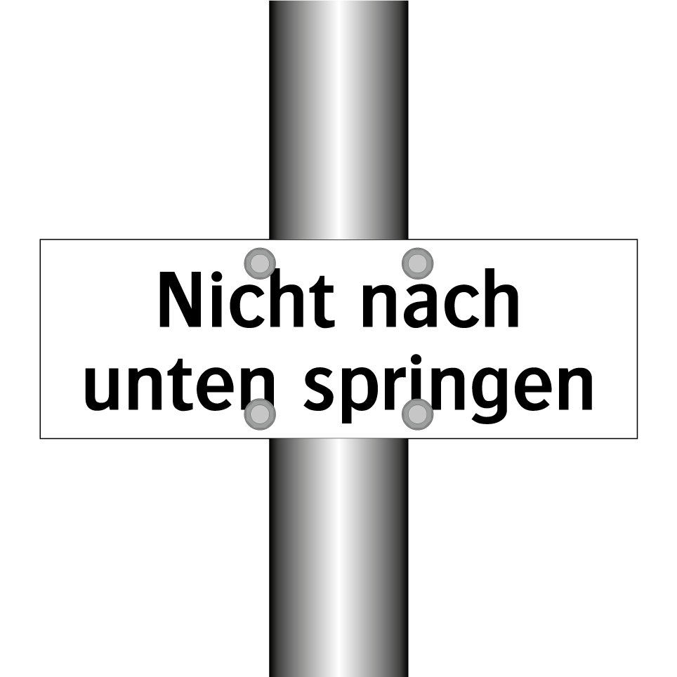 Nicht nach unten springen