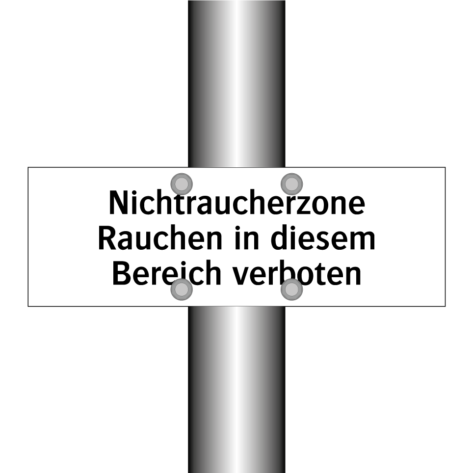 Nichtraucherzone Rauchen in diesem Bereich verboten