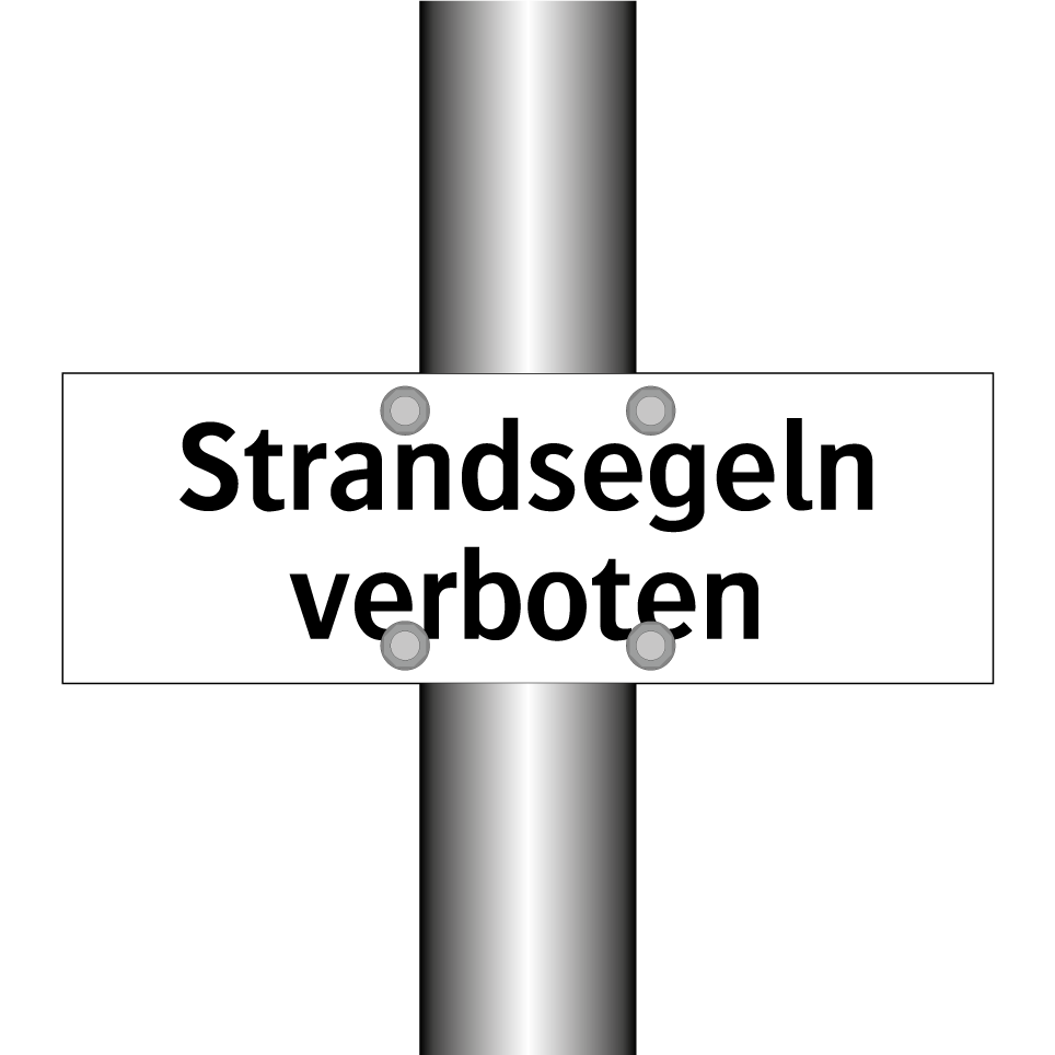 Strandsegeln verboten
