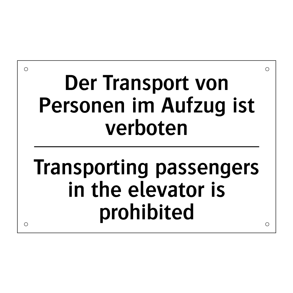 Der Transport von Personen im /.../ - Transporting passengers in the /.../