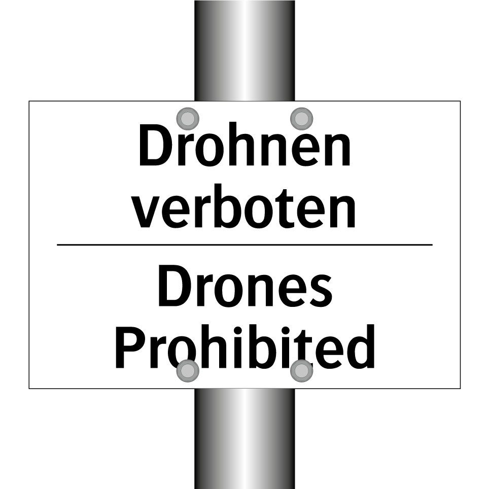 Drohnen verboten - Drones Prohibited