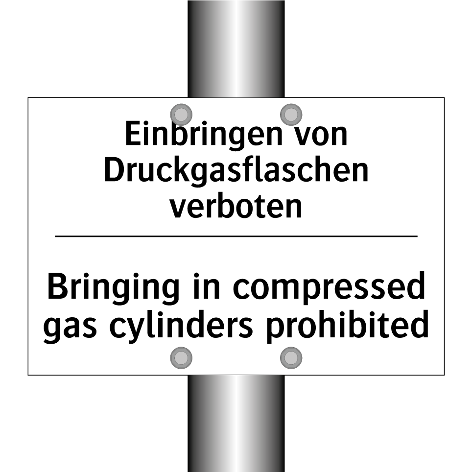 Einbringen von Druckgasflaschen /.../ - Bringing in compressed gas cylinders /.../