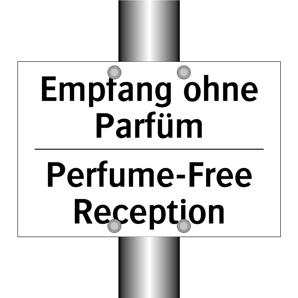 Empfang ohne Parfüm - Perfume-Free Reception