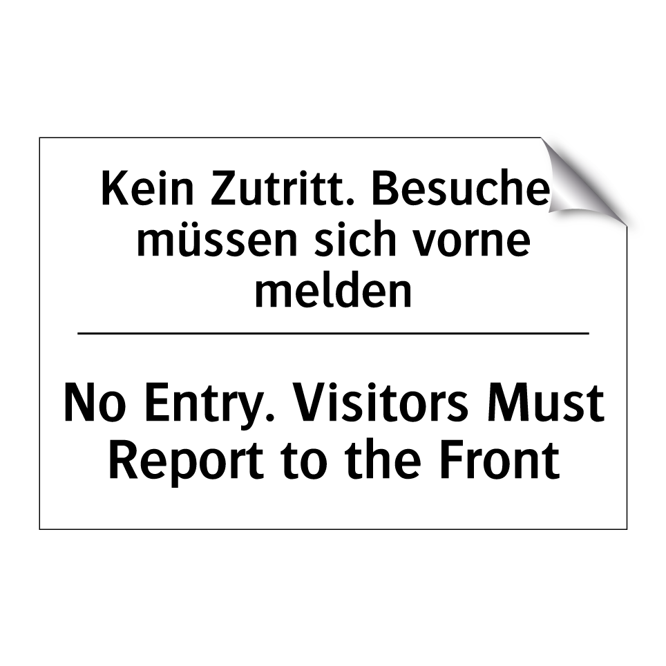 Kein Lkw-Verkehr - No truck driving