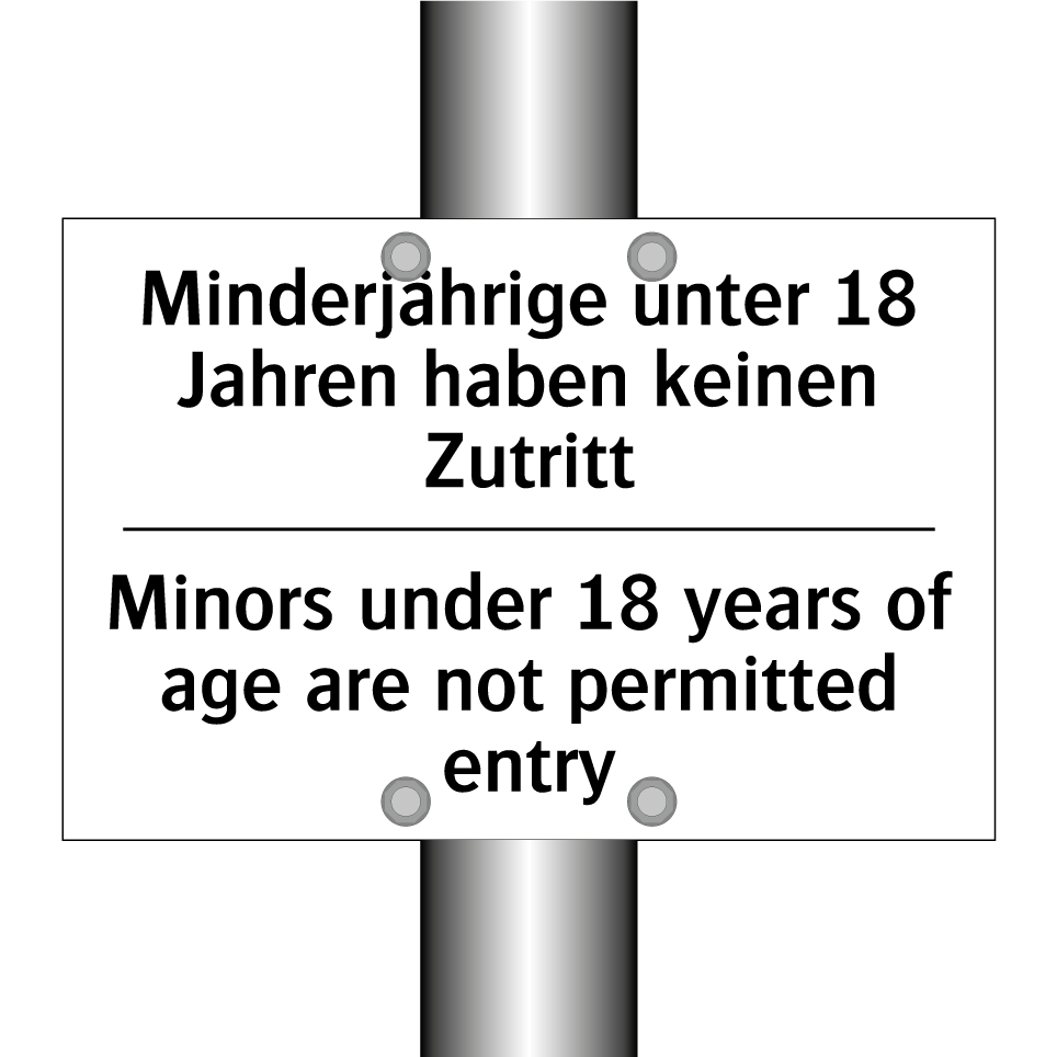 Minderjährige unter 18 Jahren /.../ - Minors under 18 years of age are /.../